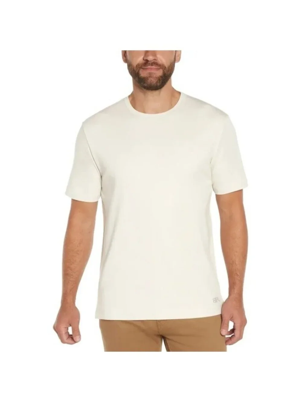 Pack of 2 Banana Republic Men’s XL Beige Luxe Touch Tee Heather 100% Cotton